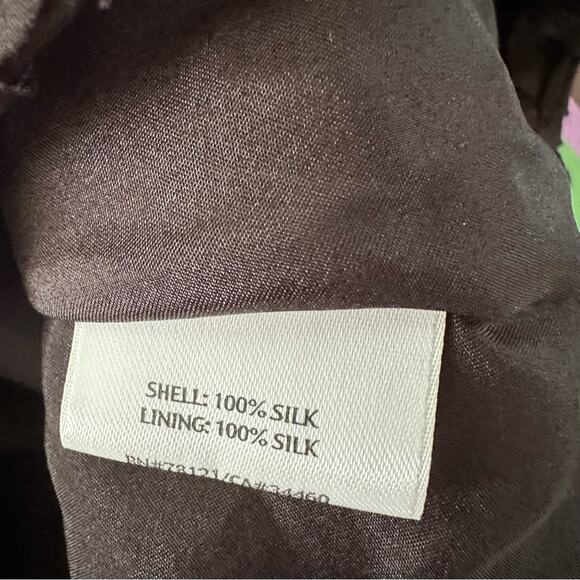 EILEEN FISHER Crinkle Silk Dress - Size 12 - 100% Silk - Picture 8 of 8